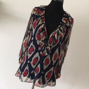 Diane von Furstenberg blouse size 10